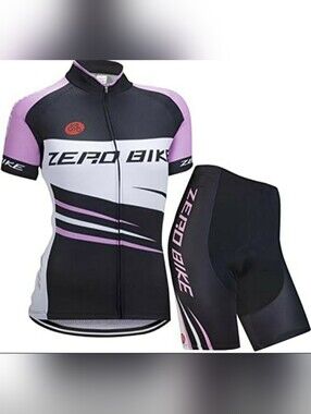 Women's Zerobike Short Sleeve And Shorts Cycling Set
